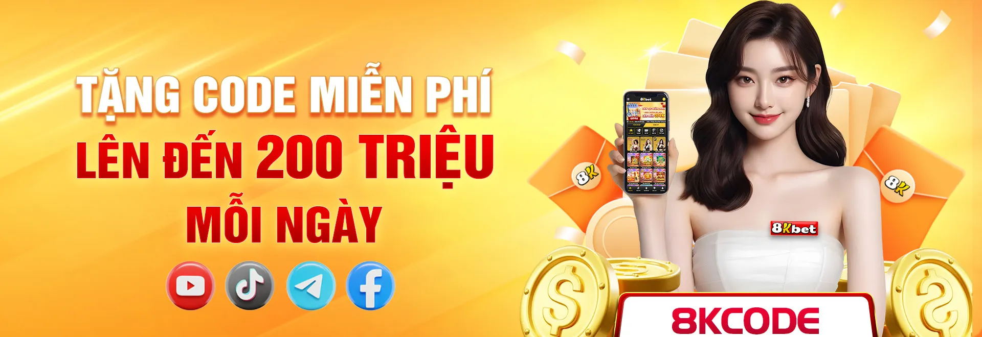 code 8kbet vip mỗi ngày